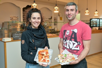 Echternach / Früher Kunst-Restaurator, heute Pizzaiolo: Marco Prandina und Gina Panza haben ihr Lokal eröffnet
