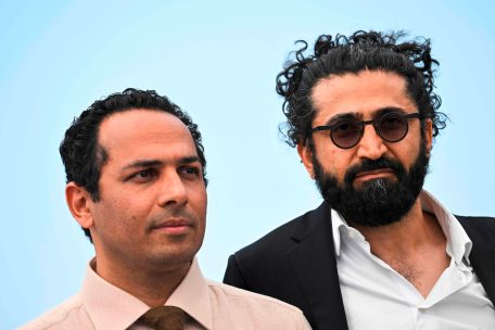 Ali Asgari (l.) et Alireza Khatami à Cannes en 2023