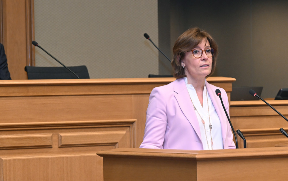 Chamber / Ode an den Finanzplatz: Diane Adehm stellt Bericht zur Haushaltsgesetzesvorlage vor