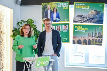 Europawahlen / Mit Grün gegen rechts: Tilly Metz und Fabricio Costa lancieren Grünen-Kampagne