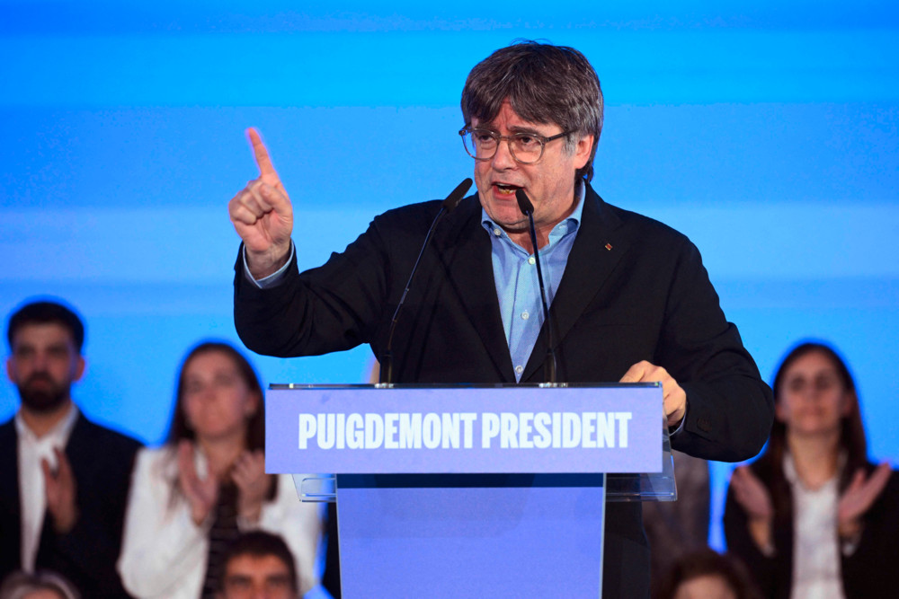 Spanien / Wahl in Katalonien: Separatistenchef Carles Puigdemont im Aufwind